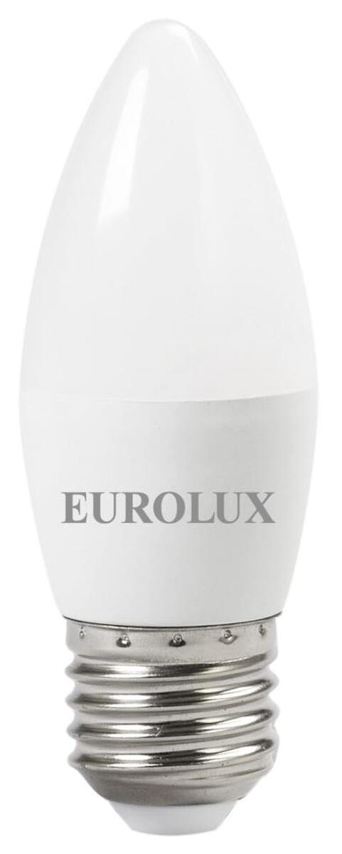 Лампа светодиодная EUROLUX LL-E-C37-6W-230-2,7K-E27 — Фото 1