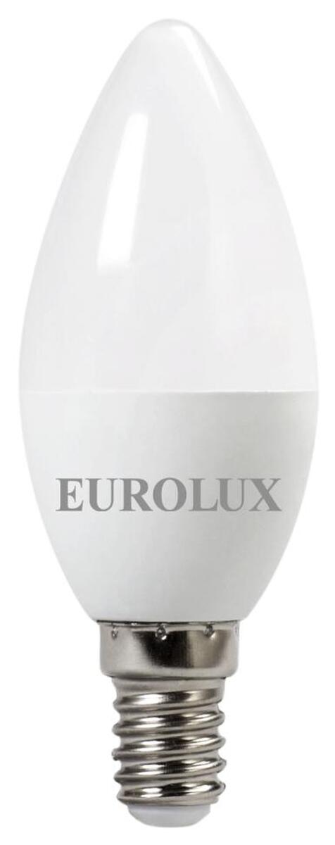 Лампа светодиодная EUROLUX LL-E-C37-7W-230-2,7K-E14 — Фото 1