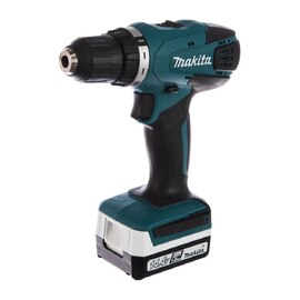 Аккумуляторная дрель-шуруповерт Makita DF347DWE+Набор бит Makita Impact Black 50 мм 10 шт — Фото 1