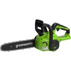 Аккумуляторная цепная пила Greenworks G24CS25 (без акк, без з/у)(7707) — Фото 2