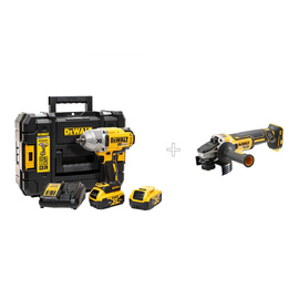 Набор аккумуляторных инструментов DeWalt DCF899P2SAG (Гайковерт DCF899P2 + МШУ DCG405) — Фото 1